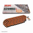 Chain and Sprocket Set  KTM EXC 520 Racing 00-02  Chain RK DD 520 MXZ4 118  open  ORANGE 14/48