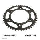 Kettensatz geeignet für KTM SC 620 LC4 Super Competition 00-01  Kette RK MM 520 GXW 118  GRÜN  offen  16/40